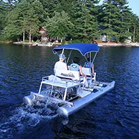 Aqua Cycle Paddle Boat 4x4 Pontoon Paddle Boat