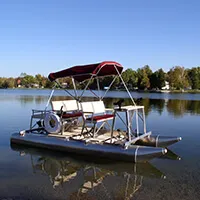 Aqua Cycle Paddle Boat 4x4 Pontoon Paddle Boat