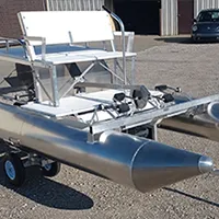 Aqua Cycle Yard Trailer with boat