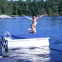 Aqua Cycle Swim Raft