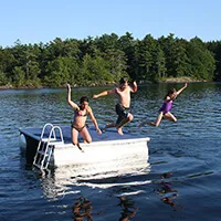 Aqua Cycle Swim Raft