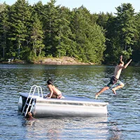 Aqua Cycle Swim Raft